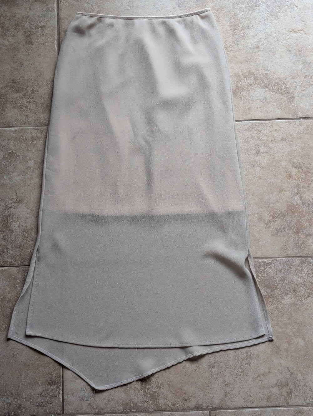 Half Lined Beige Skirt